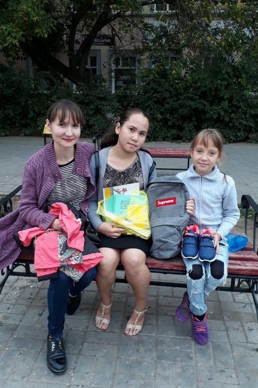 Благотворительная помощь детям перед началом школы в г. Уральск - 1