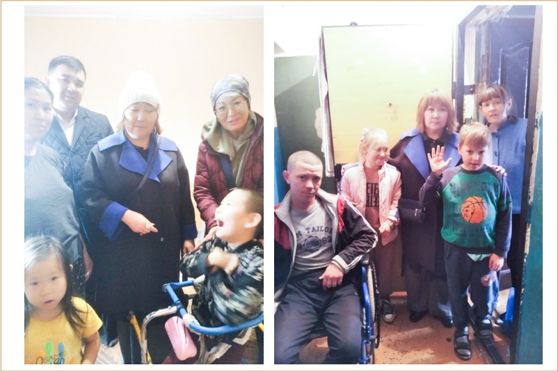 В Кокшетау семьям с инвалидами оказали помощь на сумму 750 тысяч тенге - 4