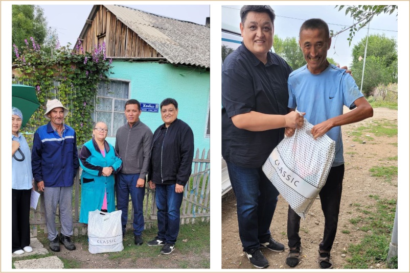 В поселках области Жетысу состоялась благотворительная акция - 1