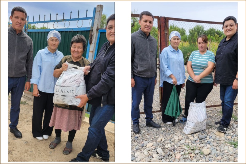 В поселках области Жетысу состоялась благотворительная акция - 10